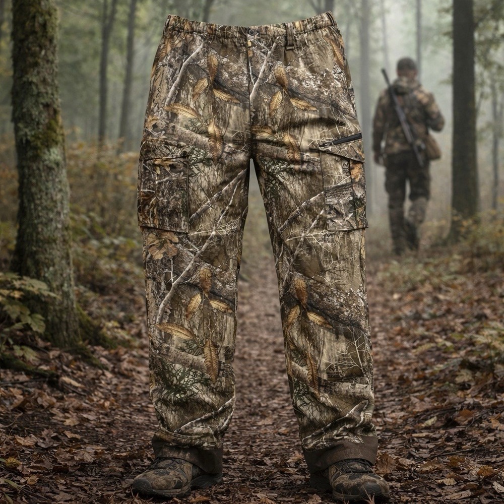 Realtree Camo Pants Men's Size XL 40 x30 Brown Green Hunting Cargo EXCELLENT CON